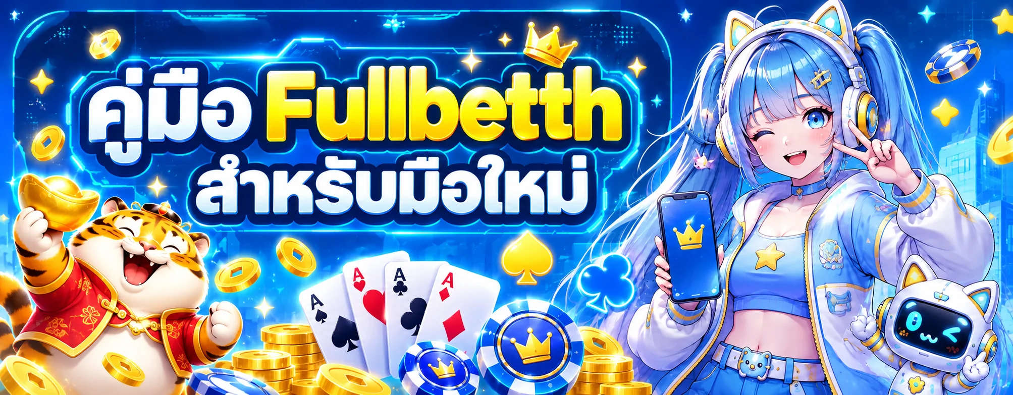 Fullbetth คู่มือมือใหม่ | สมัคร ฝากถอน ทดลองเกมและจัดงบ